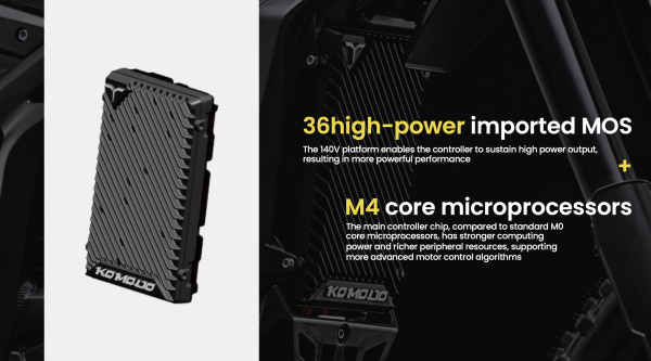 Talaria Komodo 2025 Electric Ride Company – 28 mph Limited Output, Long-Range Configuration - Image 8